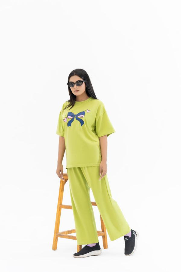 Women's Relaxfit Loungewear Set - Lime Green