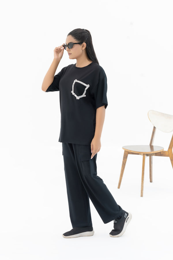 Women’s Basic Fit Loungewear Set –  Black